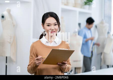 Zwei Mode-Designer Stockfoto