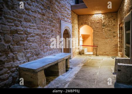 ISTAMBUL, TÜRKEI - SEP 2022: Dies ist die Halle im Harem des Topkapi-Palastes. Hochwertiges Foto Stockfoto