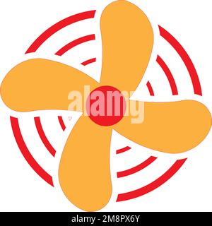 Peropeler Logo Stock Illustration Design Stock Vektor