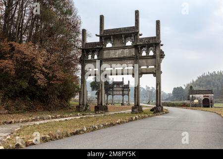 Hafen von Anhui huizhou Stockfoto