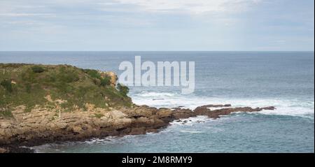 Cabo de higer im baskenland hondarribia Stockfoto