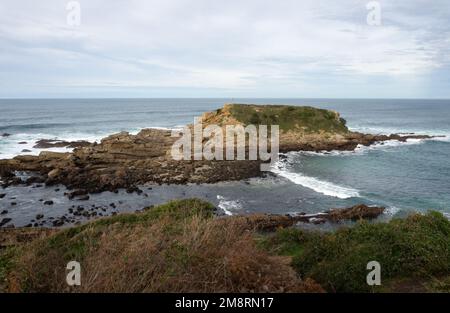 Cabo de higer im baskenland hondarribia Stockfoto