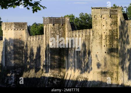 Les remparts Cité médiévale. Provins. Seine-et-Marne. Frankreich. Europa. / die ausbauteile. Die mittelalterliche Stadt Provins. 13. Und 24. Jahrhundert. Seine-et-M. Stockfoto