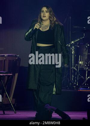 Inglewood, Vereinigte Staaten Von Amerika. 14. Januar 2023. Rosa Linn tritt auf dem iHeartRadio Alter EGO '23 auf, präsentiert von Capital One auf dem KIA Forum am Samstag, den 14. Januar 2023 in Inglewood, Kalifornien. Foto: Chris Victorio/imageSPACE/Sipa USA Kredit: SIPA USA/Alamy Live News Stockfoto
