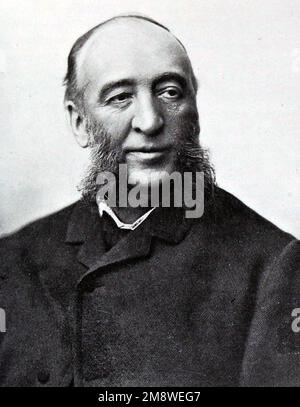 Jules Ferry, Jules Francois Camille Ferry (1832-1893), französischer Staatsmann, war von 1880 bis 1881 und von 1883 bis 1885 Premierminister Frankreichs. Stockfoto