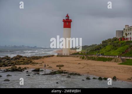 Umhlanga Leuchtturm Meereslandschaft in Durban Kwazulu Natal Südafrika Stockfoto