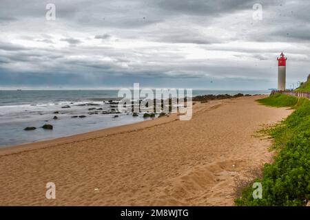 Umhlanga Leuchtturm Meereslandschaft in Durban Kwazulu Natal Südafrika Stockfoto