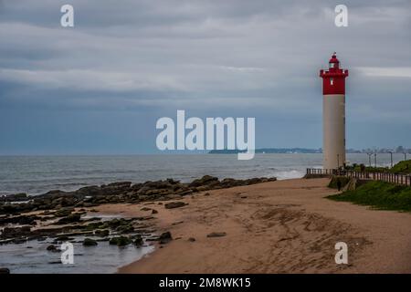 Umhlanga Leuchtturm Meereslandschaft in Durban Kwazulu Natal Südafrika Stockfoto