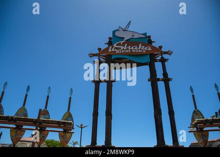 UShaka Marineworld in Durban, die größte Attraktion in Kwazulu im natürlichen Südafrika Stockfoto