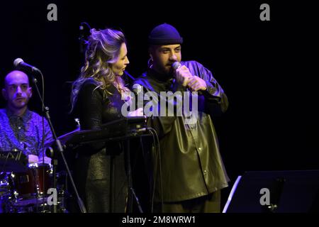 Serena Brancale tritt am 14. Januar 2023 live im Auditorium Parco della Musica in Rom auf Stockfoto