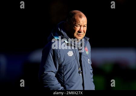 Aktenfoto von 22-11-2022 von England Cheftrainer Eddie Jones. Eddie Jones, ehemaliger englischer Chef, wurde aufgrund eines Deals bis 2027 zum Chefcoach seines australischen Stammes ernannt. Ausgabedatum: Sonntag, 15. Januar 2023. Stockfoto