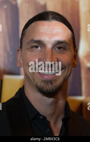Zlatan Ibrahimovic besucht Asterix et Obelix: L'Empire du Milieu Premiere im Grand Rex Cinema in Paris, Frankreich am 15. Januar 2023. Foto: Aurore Marechal/ABACAPRESS.COM Stockfoto