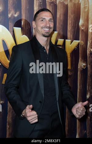 Zlatan Ibrahimovic besucht Asterix et Obelix: L'Empire du Milieu Premiere im Grand Rex Cinema in Paris, Frankreich am 15. Januar 2023. Foto: Aurore Marechal/ABACAPRESS.COM Stockfoto