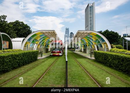 Guangzhou-Stadt Stockfoto