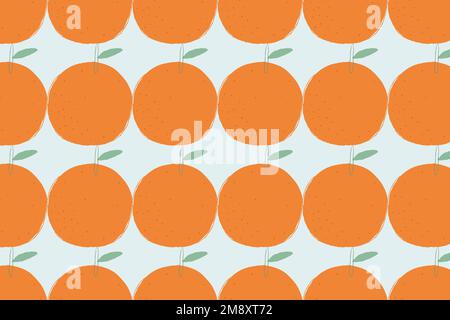 Vektor nahtlose orange Muster Pastell Hintergrund Stock Vektor