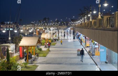 Corniche Waterfront, Luxor, Ägypten Stockfoto