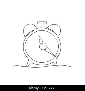 Eine Linie auf weißem Hintergrund zeichnen Stock Vektor