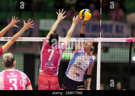 Rebecca PIVA (Casalmaggiore) am 15. Tag der Serie A1 Frauen zwischen Vero Volley Milano und Trasportipesanti Casalmaggiore Stockfoto