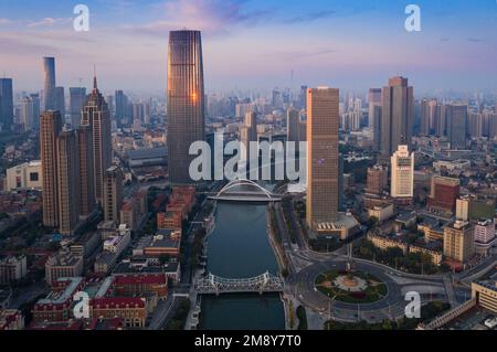 Tianjin-Stadt Stockfoto