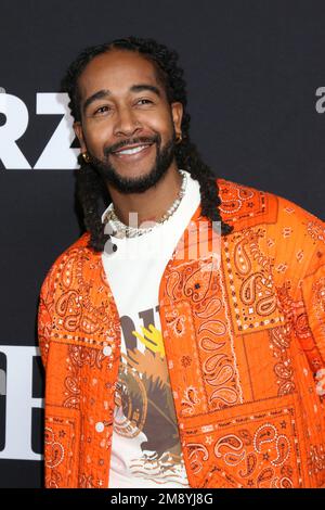 LOS ANGELES - 5. JANUAR: Omarion Grandberry bei der „BMF“ Season 2 Premiere beim TCL Chinese Theater IMAX am 5. Januar 2023 in Los Angeles, Kalifornien Stockfoto