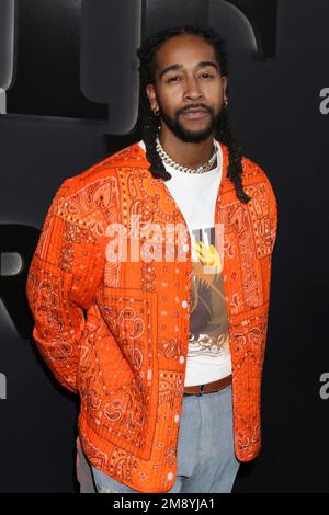 LOS ANGELES - 5. JANUAR: Omarion Grandberry bei der „BMF“ Season 2 Premiere beim TCL Chinese Theater IMAX am 5. Januar 2023 in Los Angeles, Kalifornien Stockfoto