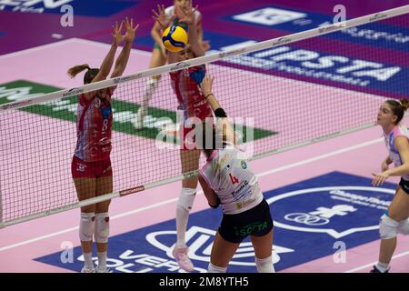 Rebecca PIVA (Casalmaggiore) am 15. Tag der Serie A1 Frauen zwischen Vero Volley Milano und Trasportipesanti Casalmaggiore Stockfoto