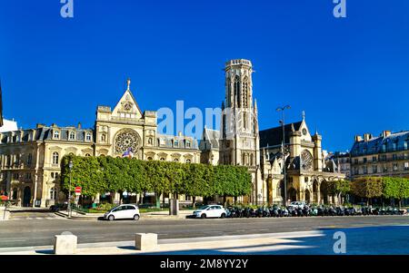 Die Kirche Saint-Germain-l'Auxerrois in Paris, Frankreich Stockfoto