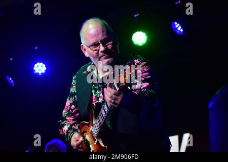 SteelEye erstreckt sich auf dem Great British Folk Festival, Skegness, Großbritannien. Januar 2023. Stockfoto