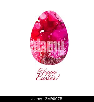 Eggs Aquarell. Frohe Ostern. Vektordarstellung Stock Vektor