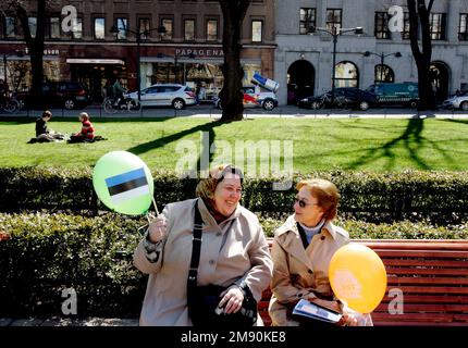 Daily Life, Eurovision Song Contest, Helsinki, Finnland. Stockfoto