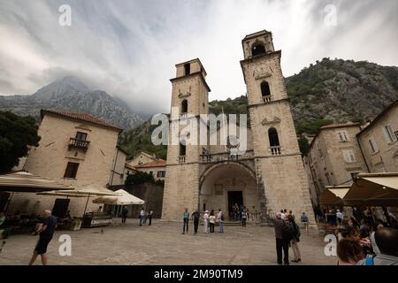 St. Tryphon Kathedrale, Kotor, Montenegro Stockfoto