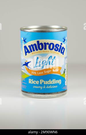 Kann der Ambrosia leichte Milchreis. Stockfoto