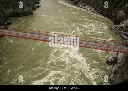 Hell's Gate Airtram im Fraser Canyon, British Columbia, Kanada Stockfoto