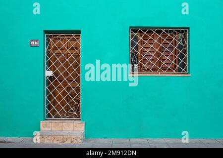 Helle Wand Stockfoto