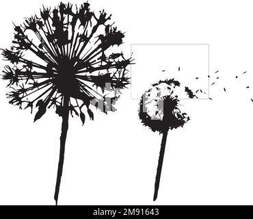 Set mit verschiedenen Silhouetten der schwarzen Katze. Sitzende Katze, liegende Katze, zwei streckende Katzen und eine Katze mit rundem Rücken. Cool für Halloween-Designs und -Tattoos Stock Vektor