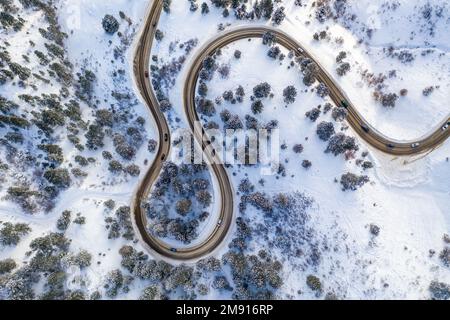 Falsche Basin Road in Boise Idaho Stockfoto