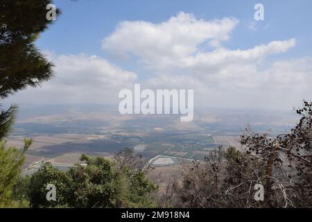Golanhöhen - Straßen im Norden Israels Stockfoto