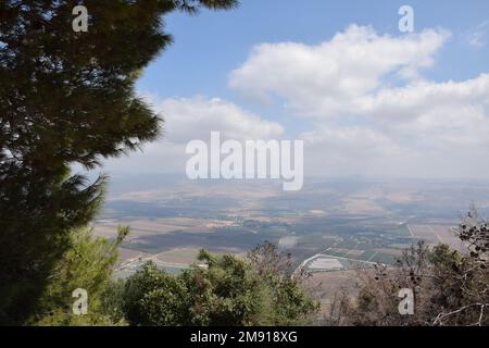 Golanhöhen - Straßen im Norden Israels Stockfoto