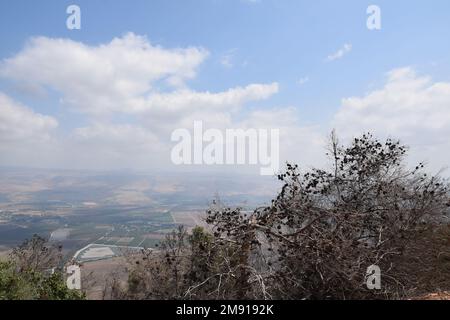 Golanhöhen - Straßen im Norden Israels Stockfoto