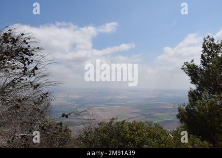 Golanhöhen - Straßen im Norden Israels Stockfoto
