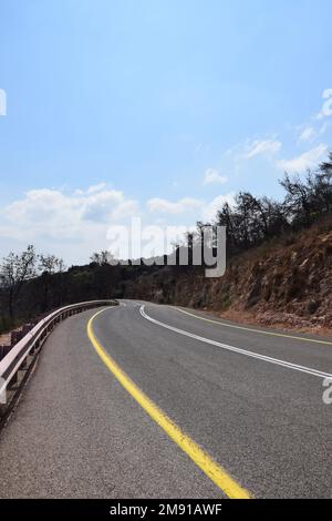 Golanhöhen - Straßen im Norden Israels Stockfoto