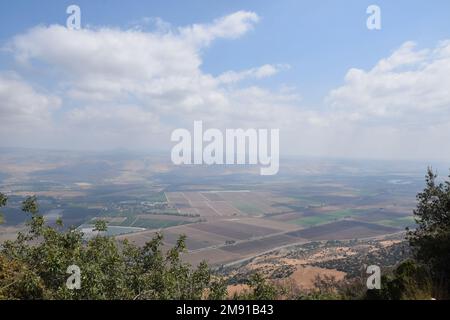 Golanhöhen - Straßen im Norden Israels Stockfoto