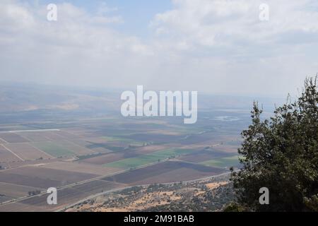 Golanhöhen - Straßen im Norden Israels Stockfoto