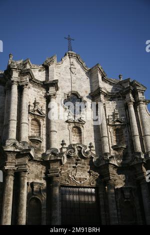 Kathedrale San Cristobal de la Habana, Kuba. Stockfoto