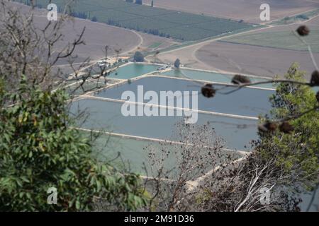 Golanhöhen - Straßen im Norden Israels Stockfoto