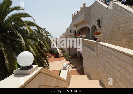 Bahal Holy Place Gardens, Haifa, Israil Stockfoto