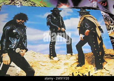 Viersen, Deutschland - November 9. 2022: Nahaufnahme des isolierten Schallplattenalbums der Rockband Motorhead Stockfoto
