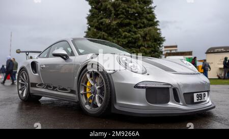 2016 Porsche 911 GT3 RS „991 P“ auf der Januar-Scramble im Bicester Heritage am 8. Januar 2023. Stockfoto