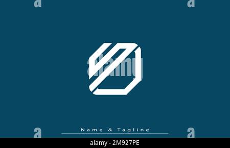 Alphabet Buchstaben Initialen Monogramm Logo SU , US Stock Vektor