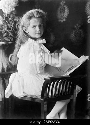 Großherzogin Maria Nikolajewna aus Russland (1899-1918) 1906 Stockfoto